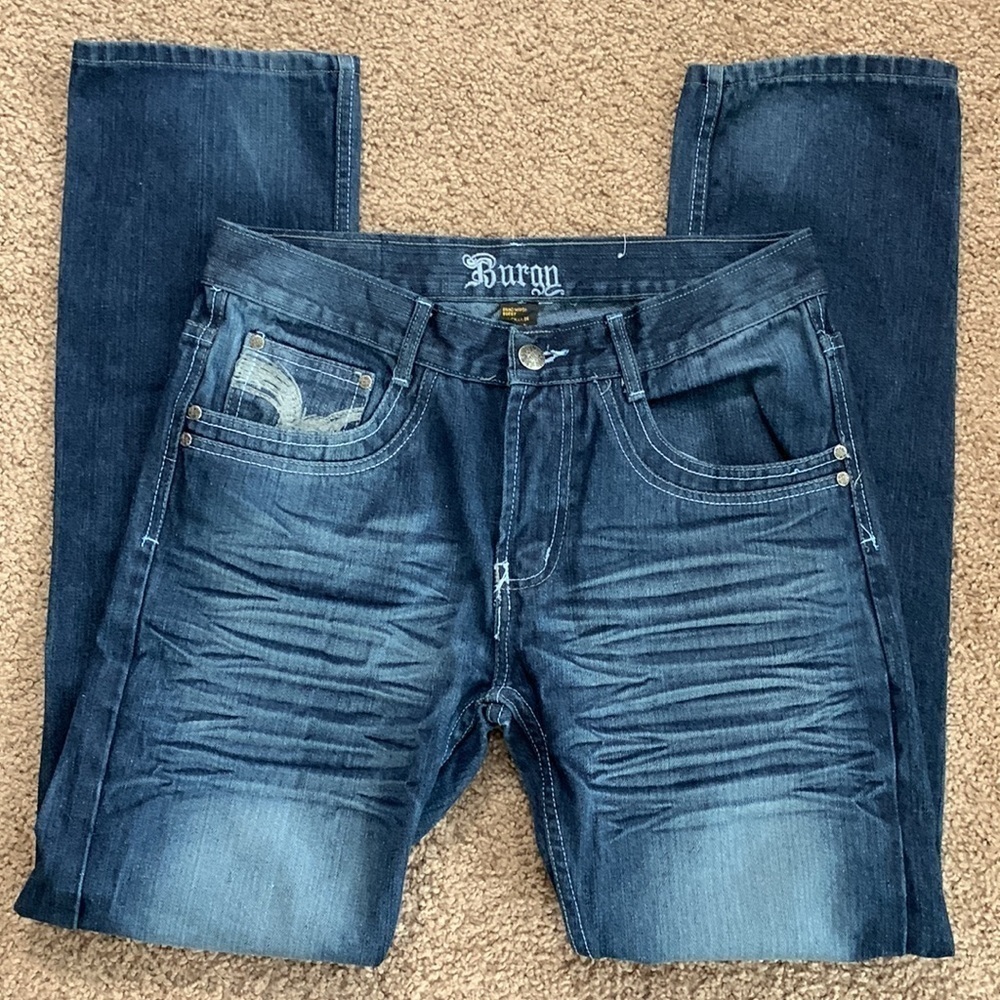 Marco Burgy high rise jeans, Panama brand. Size Tall 34 see measurements - Picture 4 of 6